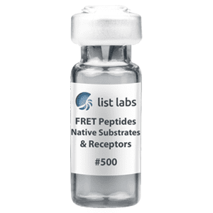 FRET PEPTIDES, NATIVE SUBSTRATES, & RECEPTORS | Product #500A